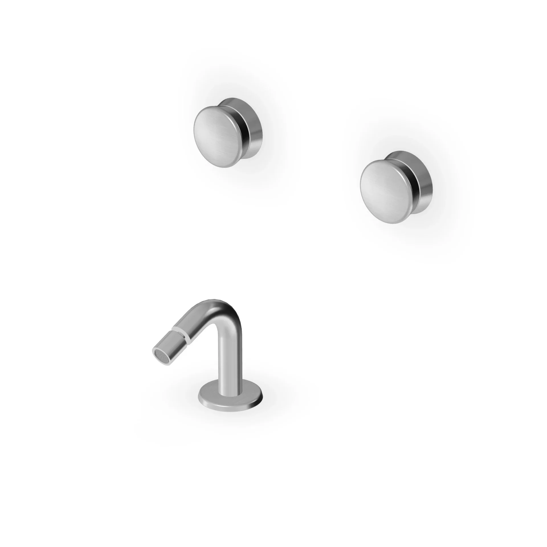 Zucchetti Sablier Bidet Mixer with Deck-Mounted Spout ZSL5737.X