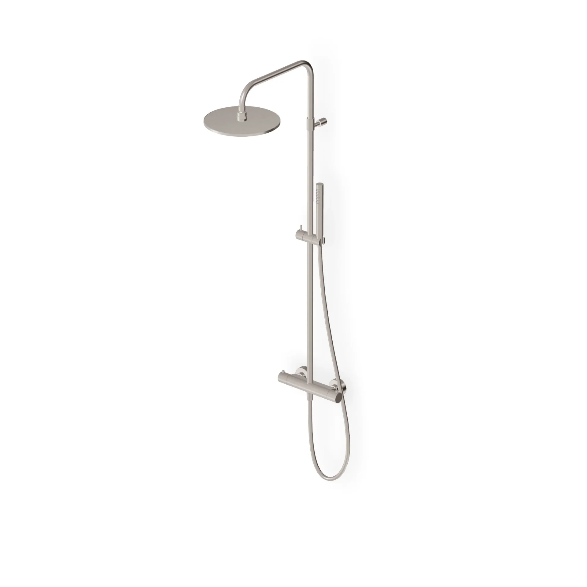 Zucchetti Pan S Shower column complete with external thermostatic mixer ZT7788