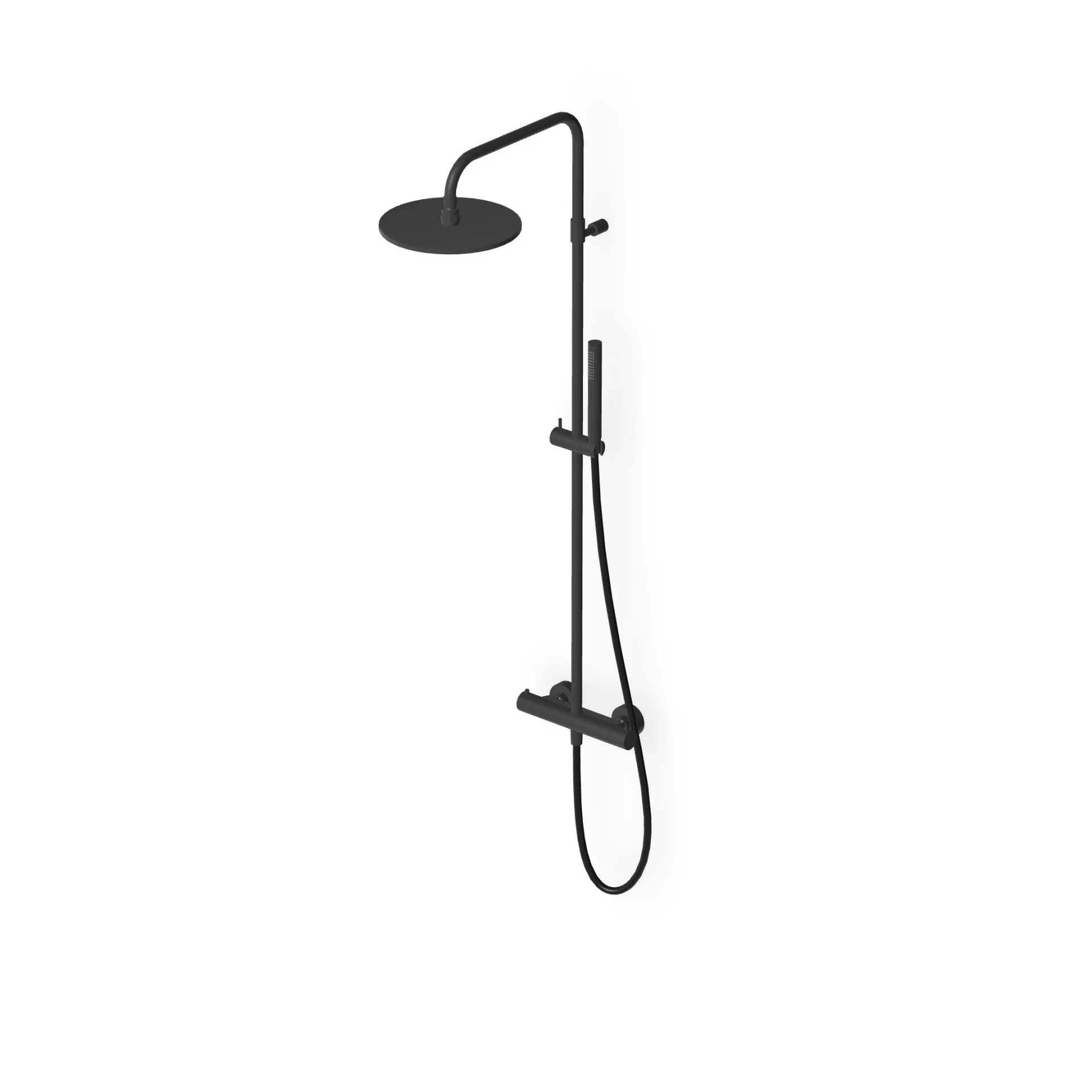Zucchetti Pan S Shower column complete with external thermostatic mixer ZT7788