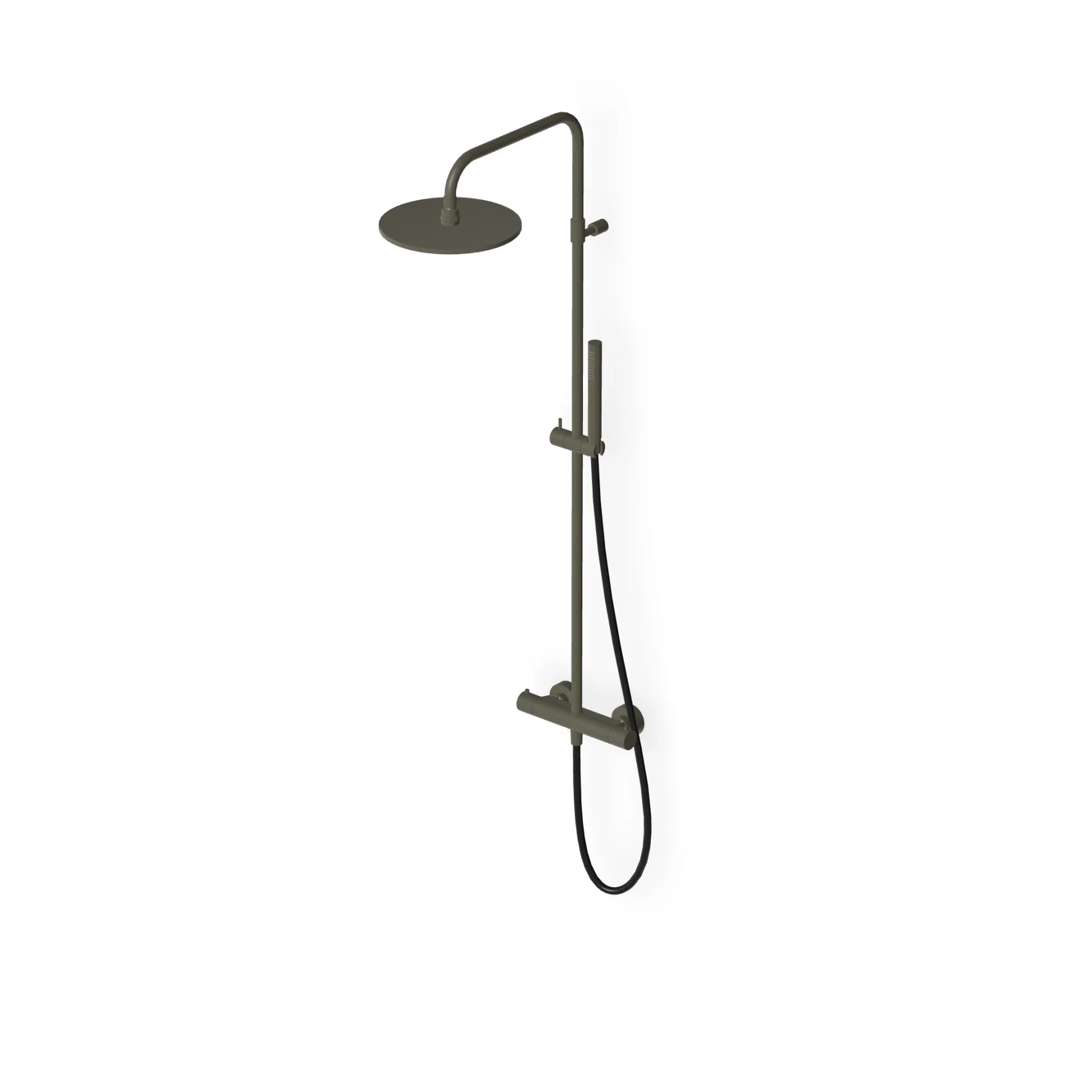 Zucchetti Pan S Shower column complete with external thermostatic mixer ZT7788