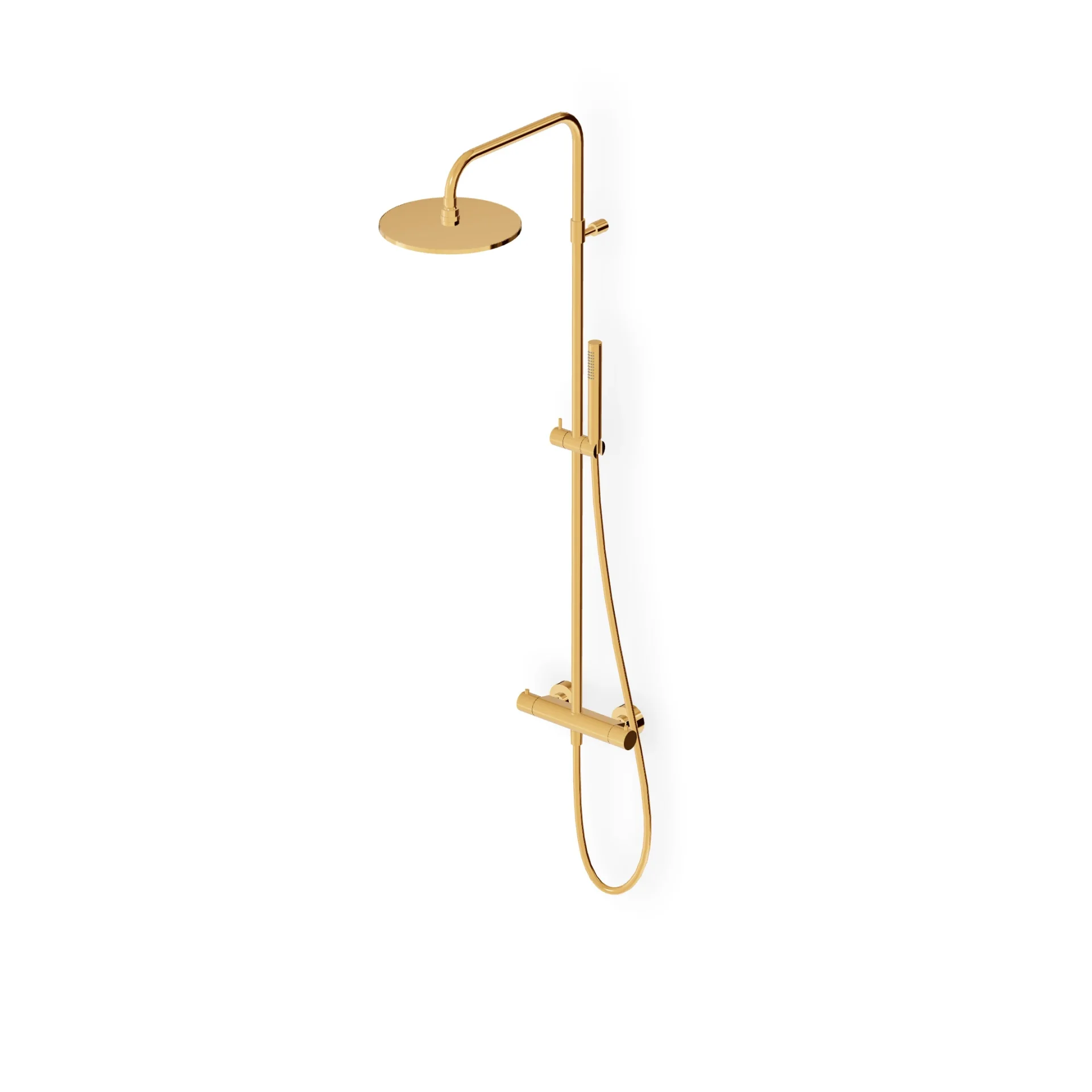 Zucchetti Pan S Shower column complete with external thermostatic mixer ZT7788