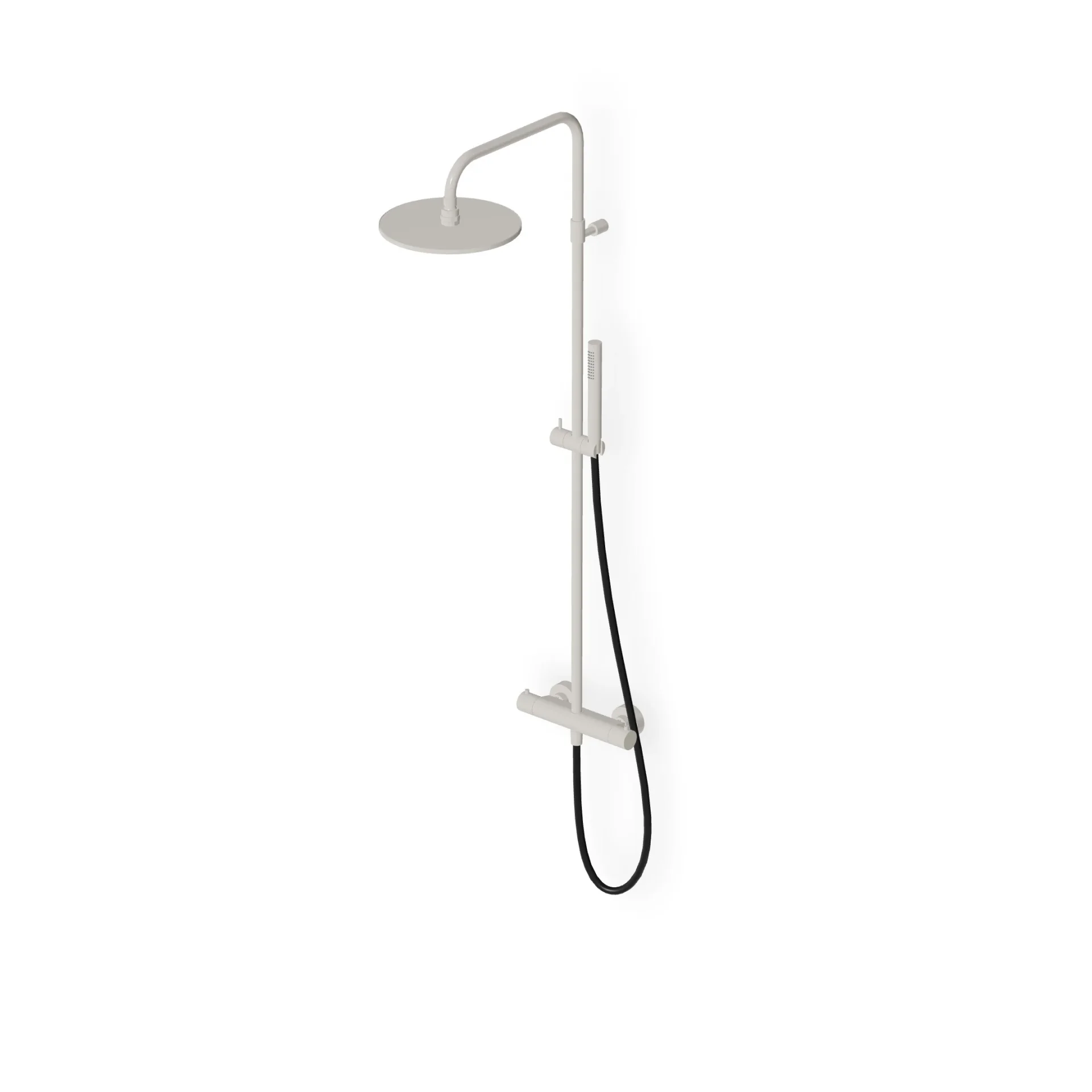 Zucchetti Pan S Shower column complete with external thermostatic mixer ZT7788